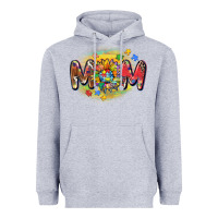 Heather Grey autism mom Heavyweight Hoodie - CowGirlArtShop