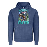 Vintage Denim howdy easter Vintage Hoodie - MaliasSmallBusiness