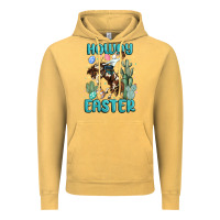 Vintage Mustard howdy easter Vintage Hoodie - MaliasSmallBusiness