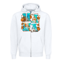 White Fall Mama Zipper Hoodie - texasbilliewilder