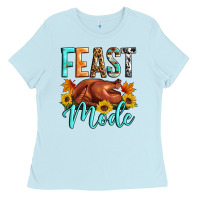 Baby Blue Feast mode Ladies Tee - Artiststas