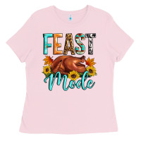 Bubblegum Pink Feast mode Ladies Tee - Artiststas