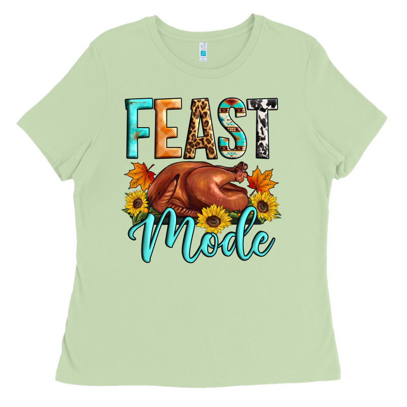 Feast Mode Ladies Tee by Artiststas | Teevron