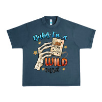 Midnight Navy baby im a wild card Urban Heavy Tee - MaliasSmallBusiness