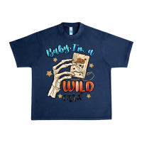 Navy baby im a wild card Urban Heavy Tee - MaliasSmallBusiness