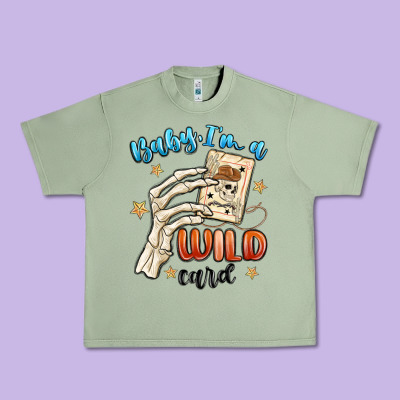 Baby Im A Wild Card Urban Heavy Tee Designed By Maliassmallbusiness