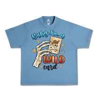 Pebble Blue baby im a wild card Urban Heavy Tee - MaliasSmallBusiness