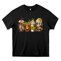 Black longhaired cow coffee Heavy Core Tee - Jasminsmagicworld