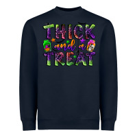 Navy thick and a treat Heavyweight Sweatshirt - BundleAndBundleShop