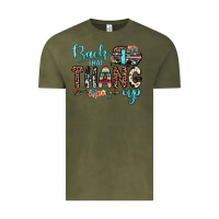 Vintage Olive back that thang up Vintage Tee - JahusDesignShop