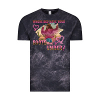Cloud Black whose bed have youre boots been under Vintage Tee - NancyCooperArtShop
