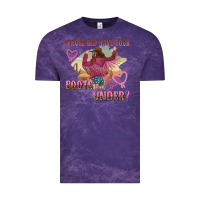 Cloud Purple whose bed have youre boots been under Vintage Tee - NancyCooperArtShop