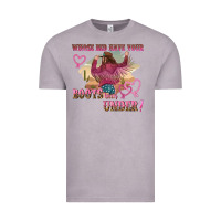 Vintage Zinc whose bed have youre boots been under Vintage Tee - NancyCooperArtShop