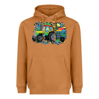 Meerkat Autism farm tractor Heavyweight Hoodie - CowGirlArtShop