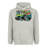 Autism Farm Tractor Heavyweight Hoodie | Teevron