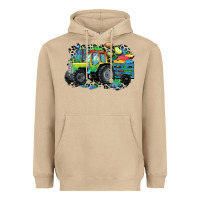 Mushroom Autism farm tractor Heavyweight Hoodie - CowGirlArtShop
