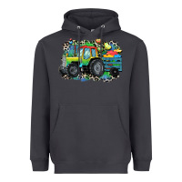 Smoke Autism farm tractor Heavyweight Hoodie - CowGirlArtShop