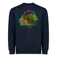 Navy halloween spider web for patches Heavyweight Sweatshirt - BundleAndBundleShop