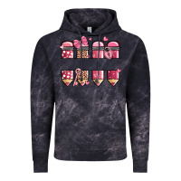 Cloud Black custom name valentine's day school pencils Vintage Hoodie - MaliasSmallBusiness