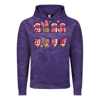 Cloud Purple custom name valentine's day school pencils Vintage Hoodie - MaliasSmallBusiness