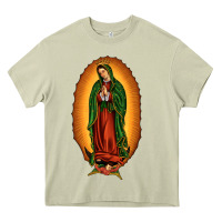 Mossy our lady of Guadalupe Heavy Core Tee - JahusDesignShop
