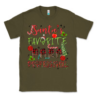 Army Green santa's favorite para professional Classic Tee - MaliasSmallBusiness