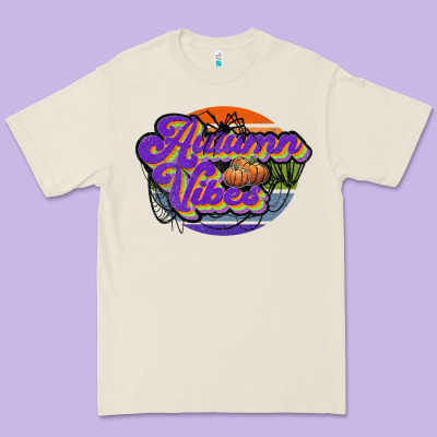 Autumn Vibes Premium Tee Designed By Jahusdesignshop