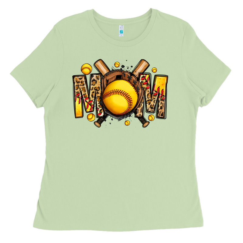 Softball Mom Ladies Tee by Jasminsmagicworld | Teevron