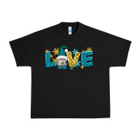 Black love winter gnome Urban Heavy Tee - NancyCooperArtShop