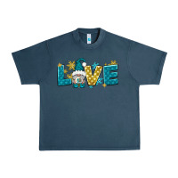Midnight Navy love winter gnome Urban Heavy Tee - NancyCooperArtShop