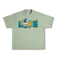 Oil Green love winter gnome Urban Heavy Tee - NancyCooperArtShop