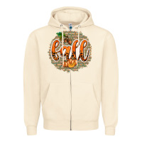 Sandshell Fall with Background Zipper Hoodie - texasbilliewilder