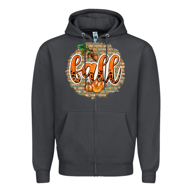 Fall With Background Zipper Hoodie by texasbilliewilder | Teevron