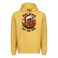 Antique Gold dear santa just send cows Premium Hoodie - CowGirlArtShop