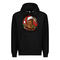 Black dear santa just send cows Premium Hoodie - CowGirlArtShop