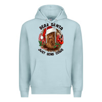 Blue Mist dear santa just send cows Premium Hoodie - CowGirlArtShop