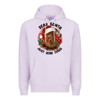 Lilac dear santa just send cows Premium Hoodie - CowGirlArtShop