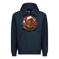 Navy dear santa just send cows Premium Hoodie - CowGirlArtShop
