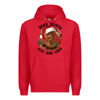 Red dear santa just send cows Premium Hoodie - CowGirlArtShop