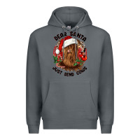 Rock dear santa just send cows Premium Hoodie - CowGirlArtShop