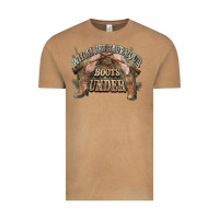 Whose Bed Have Your Boots Under Cowboy Western Vintage Tee | Teevron