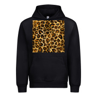Black leopard seamless pattern Urban Hoodie - BundleAndBundleShop