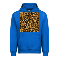 Cobalt leopard seamless pattern Urban Hoodie - BundleAndBundleShop