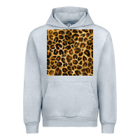 Heather Grey leopard seamless pattern Urban Hoodie - BundleAndBundleShop