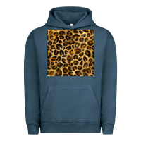 Pigment Midnight Navy leopard seamless pattern Urban Hoodie - BundleAndBundleShop