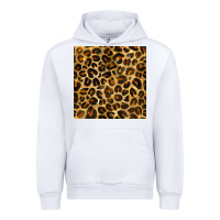 White leopard seamless pattern Urban Hoodie - BundleAndBundleShop