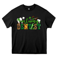 Black st patricks day one lucky dentist Heavy Core Tee - AdoDesignShop