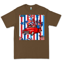 Cacao 4th of july seamless pattern truck Premium Tee - BundleAndBundleShop