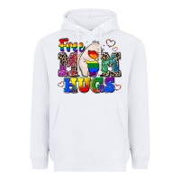 White pride free mom hugs Heavyweight Hoodie - CowGirlArtShop