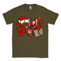 Army Green christmas love nurse Classic Tee - NancyCooperArtShop